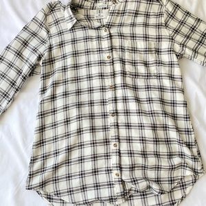 black and white flannel (oversized)